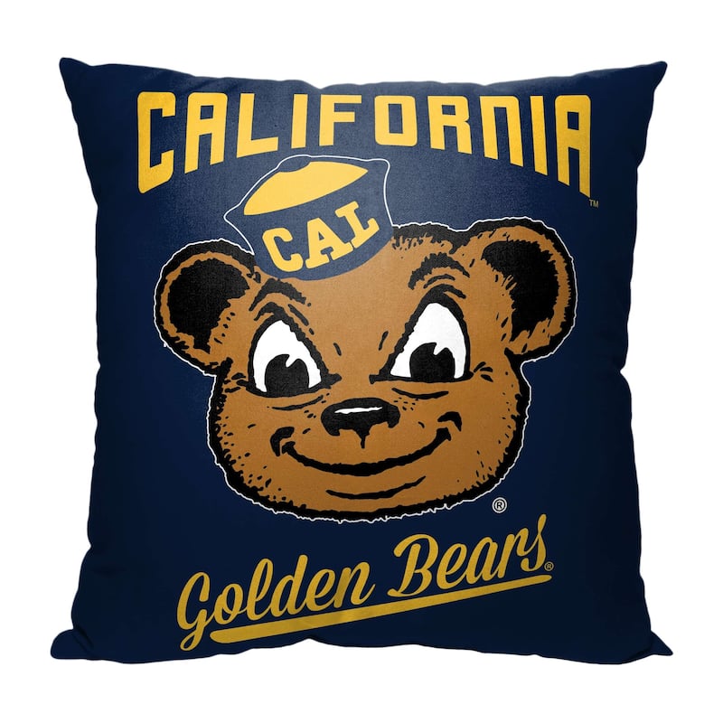 NCAA Pac-12 Alumni 18 Inch Throw Pillow - 18" x 18" - California Golden Bears
