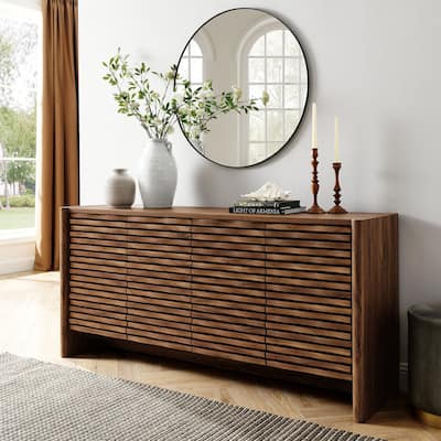 Emric Wave 66" 4-Door Sideboard