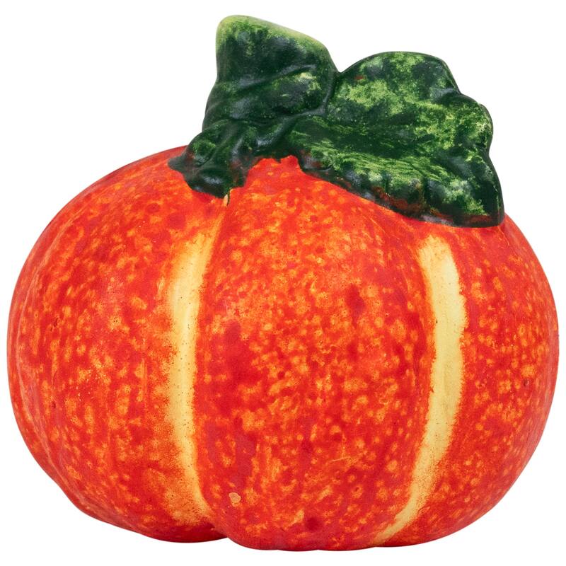 Mini Pumpkins and Gourds Ceramic Fall Harvest Decorations - 3.5" - Set of 6
