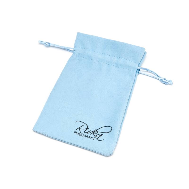 Rivka Friedman 18k Gold Plated Floral Crawler Slip On CZ Earring - 2.25"