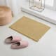 Subrtex Chenille Soft Rugs Super Water Absorbing Shower Mats