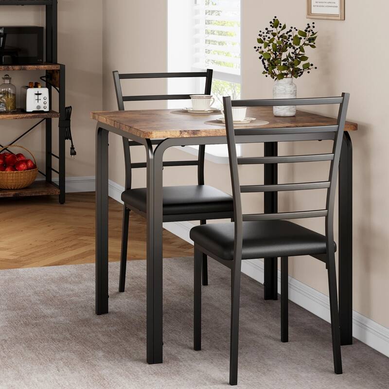 Dining Table for 2, Small Table and Chairs Set of 2