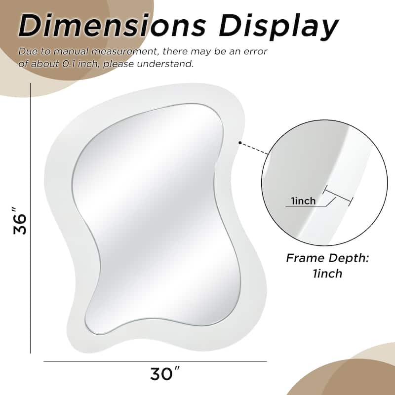 Asymmetrical Accent Mirror Irregular Wall Mirror