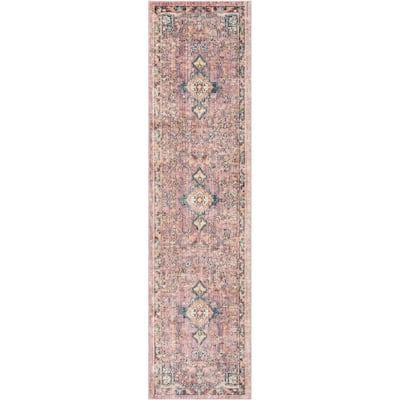 SAFAVIEH Illusion Lanette Vintage Boho Oriental Viscose Rug with