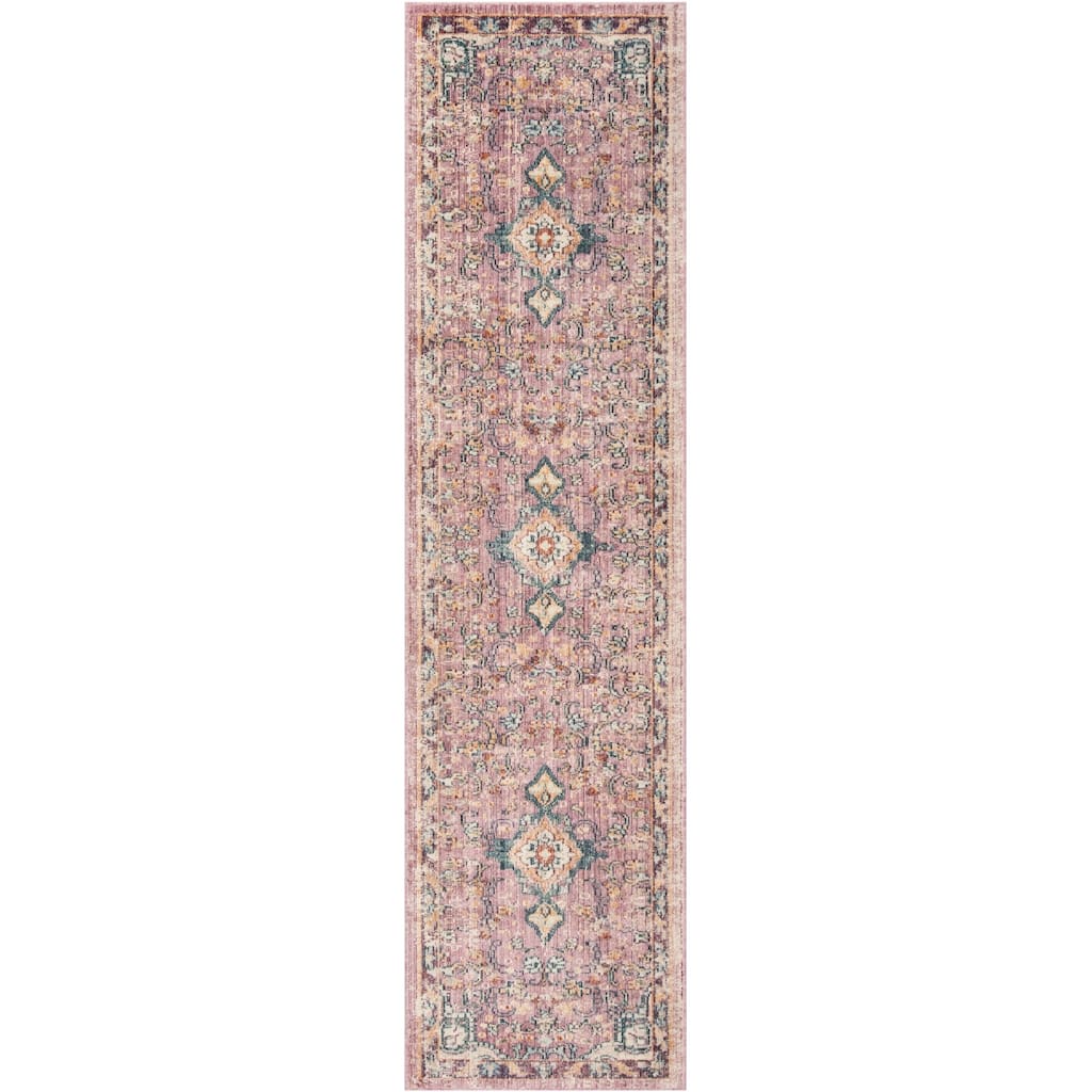 SAFAVIEH Illusion Lanette Vintage Boho Oriental Viscose Rug with