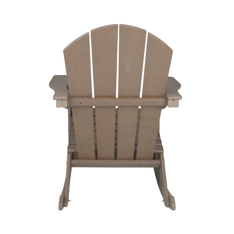 Polytrends Laguna Hdpe All Weather Outdoor Patio Rocking Chair (Set of 4)