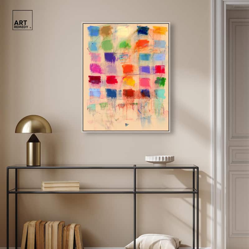 Color Blocks Canvas by Art Remedy