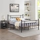 preview thumbnail 4 of 27, Taomika 3-Pieces Modern Bedroom Sets with Black Bed Frame