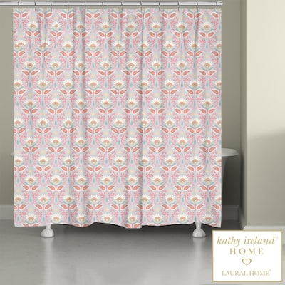kathy ireland® HOME Bellini Floral Shower Curtain by Laural Home