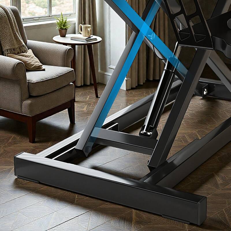 32 Inch Desk Converter Height Adjustable Sit to Stand Desk Riser with Keyboard Tray for Dual Monitor Laptop