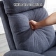 preview thumbnail 19 of 23, HOMYKA Swivel Glider Rocker Accent Chair for Nursery with Side Pocket Set of 2