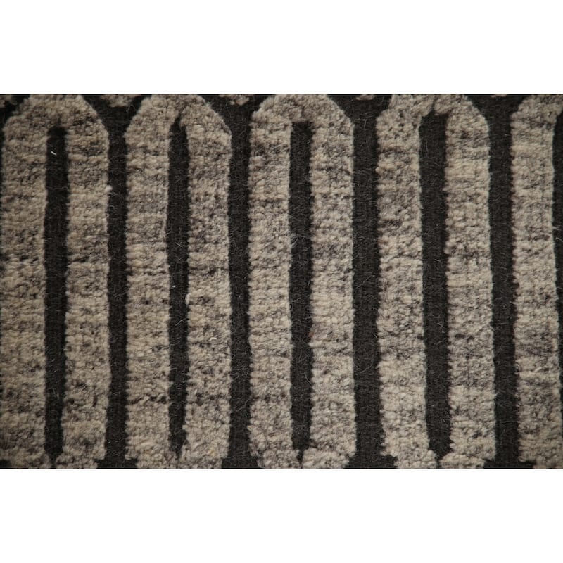 Trellis Moroccan Indian Area Rug Living Room Handmade Wool Carpet - 5'0"x 7'9"