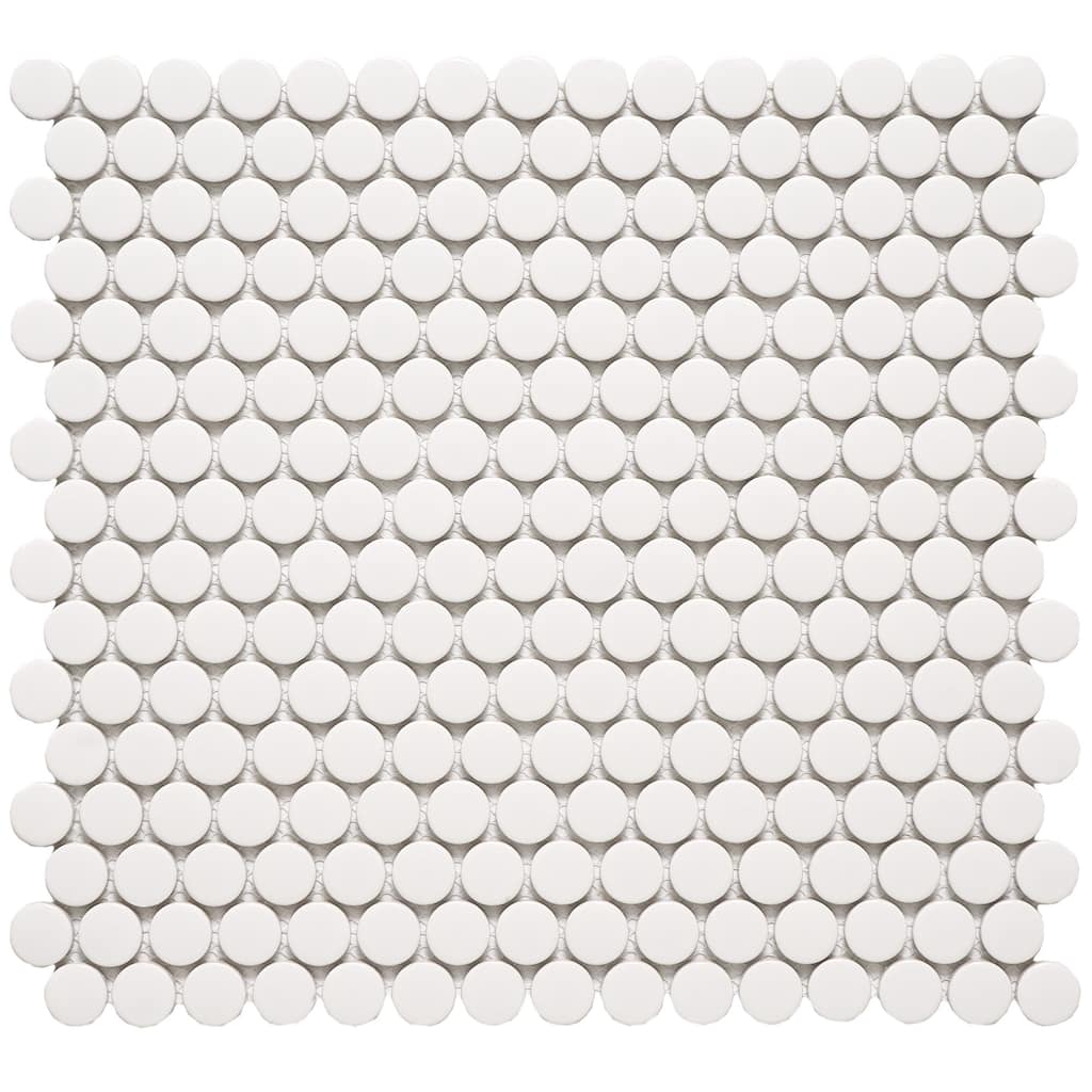 Rivonia 0.75 inch Glossy Penny Round