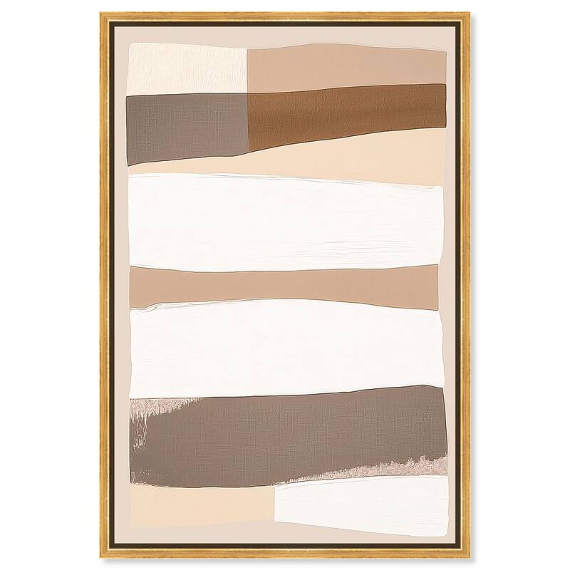Linear Landscape I Canvas by Art Remedy - Gold - 30" x 45"