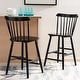 preview thumbnail 46 of 48, SAFAVIEH Galena 24-inch Spindle Farmhouse Counter Stool (Set of 2) - 20"W x 20"D x 38"H