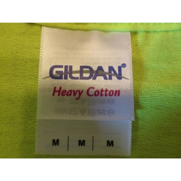 Gildan neon yellow t shirt clearance