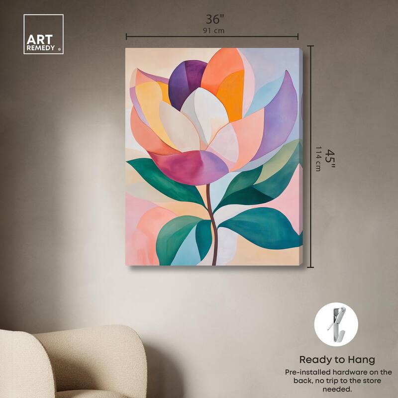Magnolia in Color II Canvas by Art Remedy, Gallery Wrapped