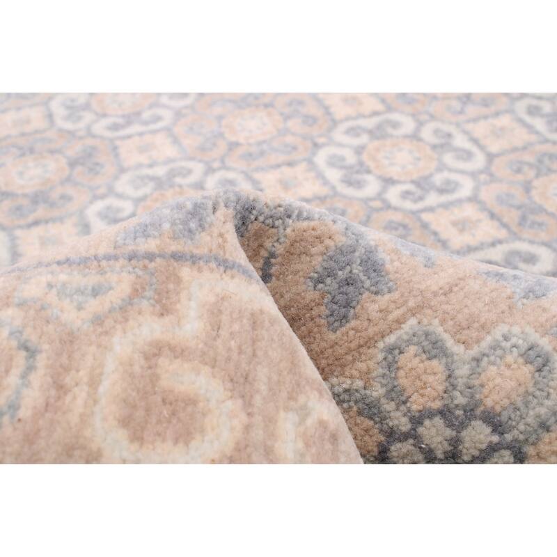 ECARPETGALLERY Hand-knotted 18 Of 20 Pak Finest Mamluk Grey Wool Rug - 8'2 x 10'0