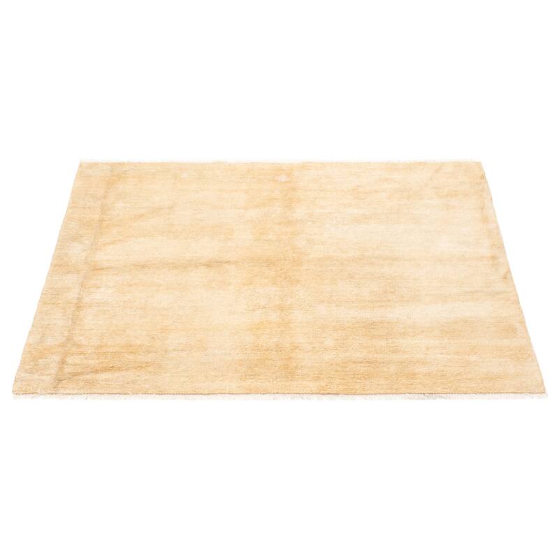 ECARPETGALLERY Hand-knotted Opulence Khaki Jute Rug - 4'7 x 5'9