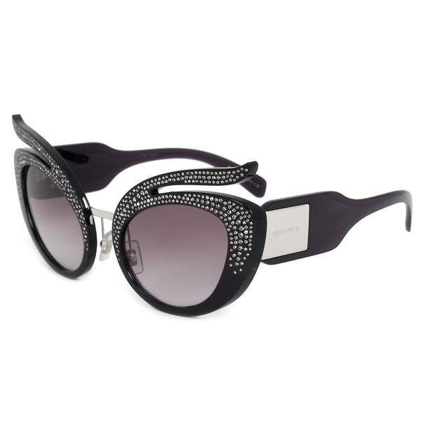 Shop Miu Miu Cat Eye Sunglasses Smu04ts 07h3e2 53 53mm X 23mm X