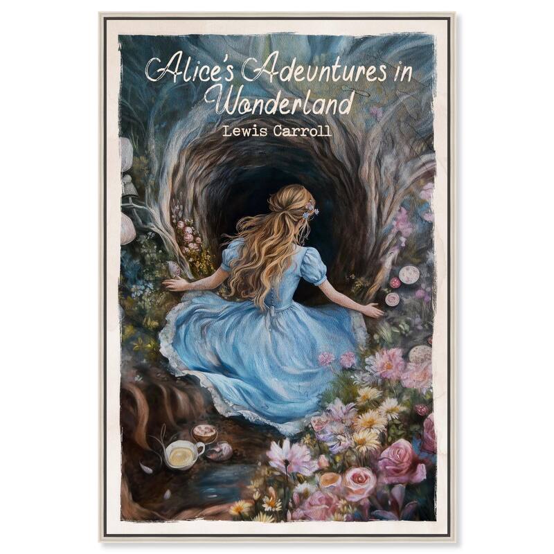 Alice Classic Canvas by Art Remedy - Silver - 30" x 45"