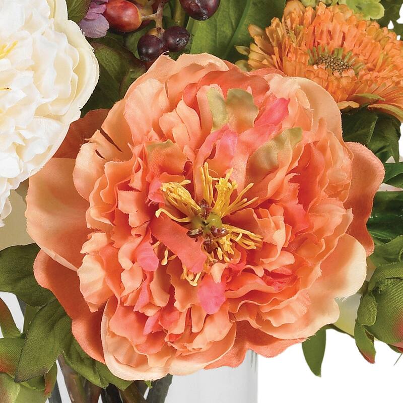 Silk Flower Arrangement Southwestern Decor Home Accent Vase Decor - 10