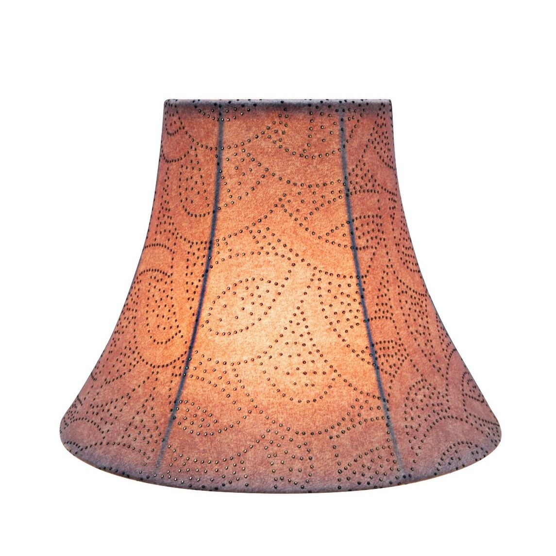 Aspen Creative 30157 Bell Spider Lamp Shade Black & Brown 12" wide 