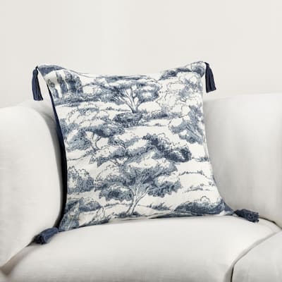 Villa by Classic Home Stonework 22" Blend Throw Pillow