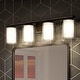 preview thumbnail 1 of 3, Luxury Contemporary Bath Vanity Light, 7.75"H x 33.875"W, with Transitional Style, Olde Bronze, UHP3191 by Urban Ambiance