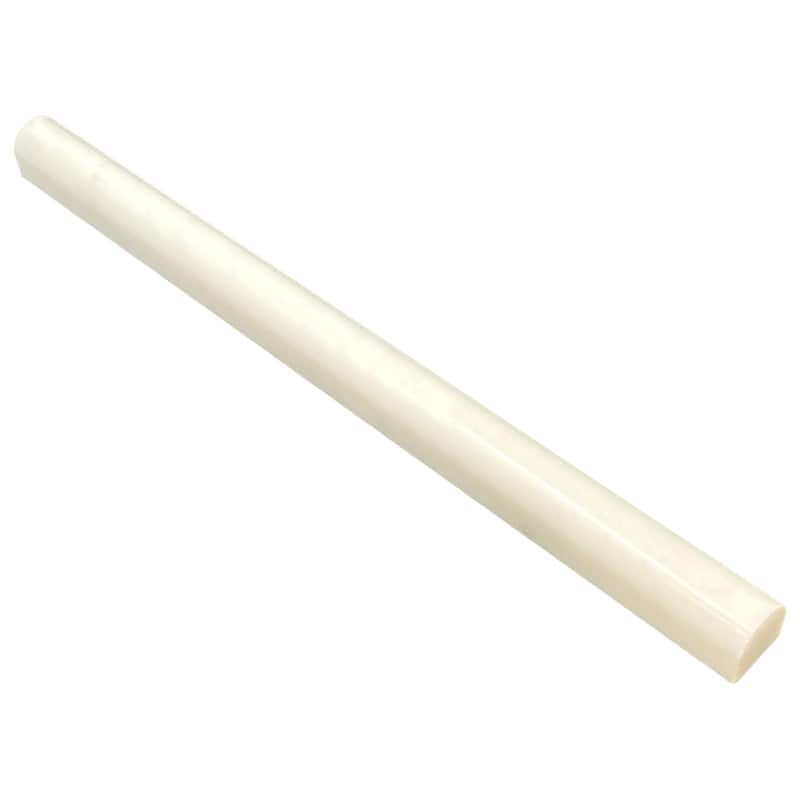 Carrara Marble 1" x 12" Polished Pencil Line