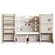 preview thumbnail 2 of 7, Kids Toy Storage Organizer 8 storage cabinet Removable Toy Bins, 4-Tier Book organizers Storage and 2 cabinet storage