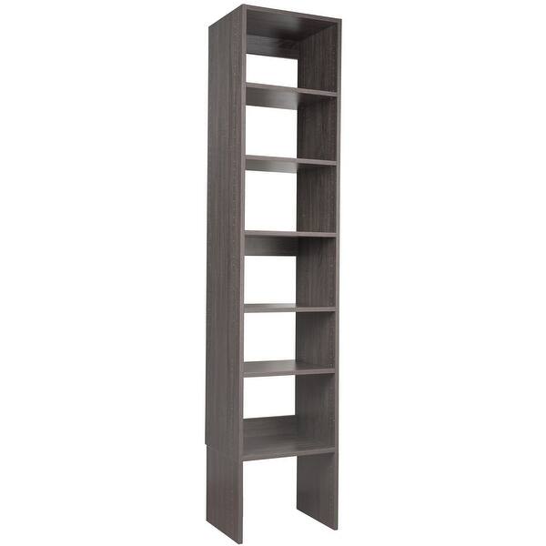 Shop Modular Closets Wood Shelf Tower Closet Organizer Section