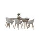 preview thumbnail 2 of 4, Midtown Concept Bleue 7pc Wood Indoor Dining Set