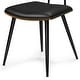 preview thumbnail 9 of 18, Nyla Mid Century Modern Dining Chair (Set of 2) in Vegan Faux Leather - 20.5" D x 19.3" W x 31"H