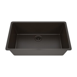 Lexicon Kitchen Sink Quartz Composite 32 Inch Galaxy Mocha - 19x32