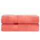 Miranda Haus Absorbent Zero Twist Cotton Bath Towel (Set of 2)