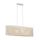 preview thumbnail 2 of 5, Kichler Lighting Sayulita 4-Light White Wicker Chandelier