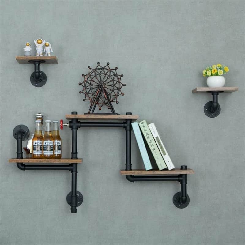Industrial Pipe Shelving