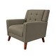 preview thumbnail 24 of 57, Candace Fabric Arm Chair and Loveseat Set by Christopher Knight Home