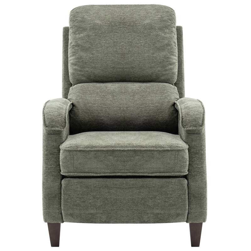 Push-Back Upholstered Recliner with Thickened Seat Cushion Backrest