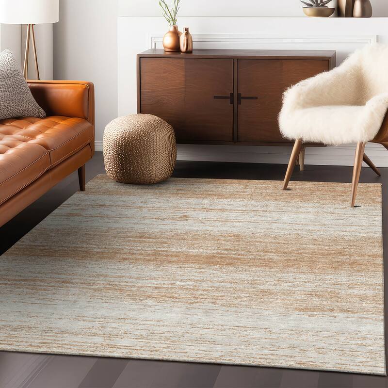 Machine Washable Indoor/ Outdoor Chantille Ombre Rug