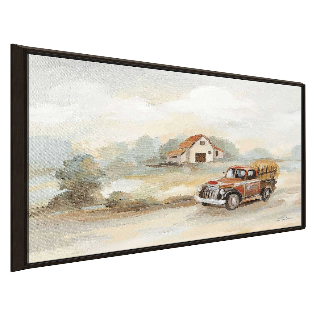 "The Old Farm" Print on Floating Canvas