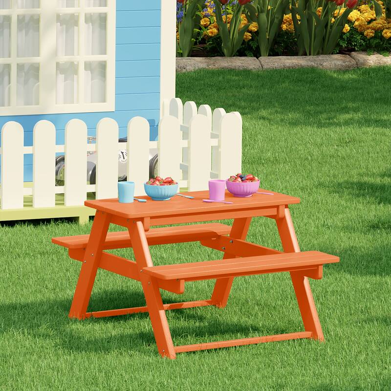 Laguna Kids Outdoor Poly Picnic Table