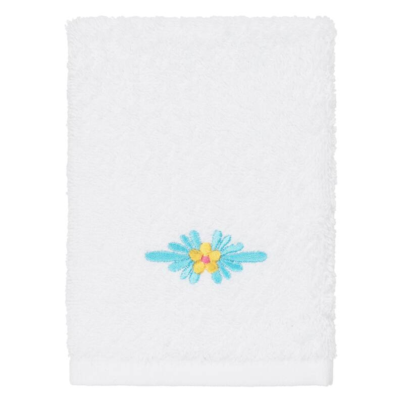 Authentic Hotel and Spa 100% Turkish Cotton Feliz 3PC Embellished Towel Set