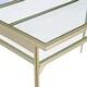 preview thumbnail 14 of 14, Walker Edison 48-inch Metal and Glass Two-Tier Desk