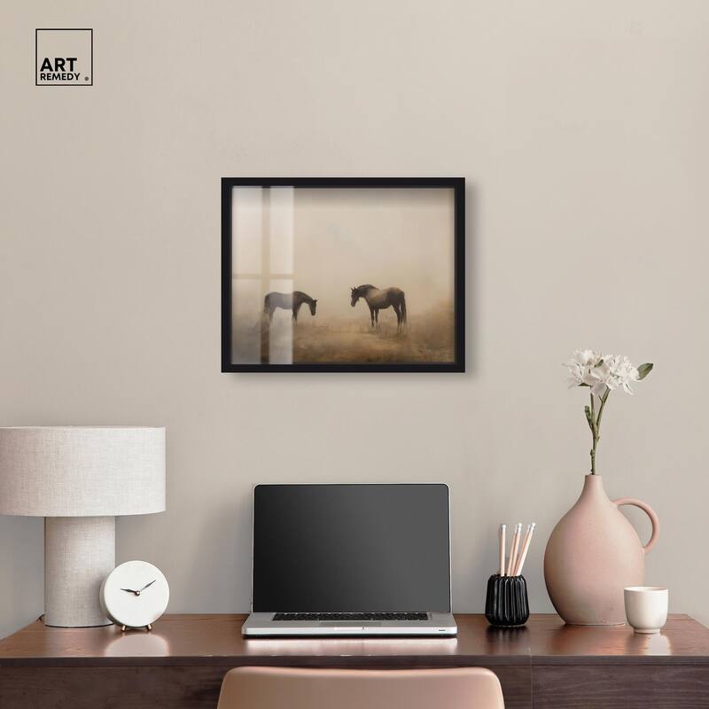 Equine Duo II Shadowbox by Art Remedy