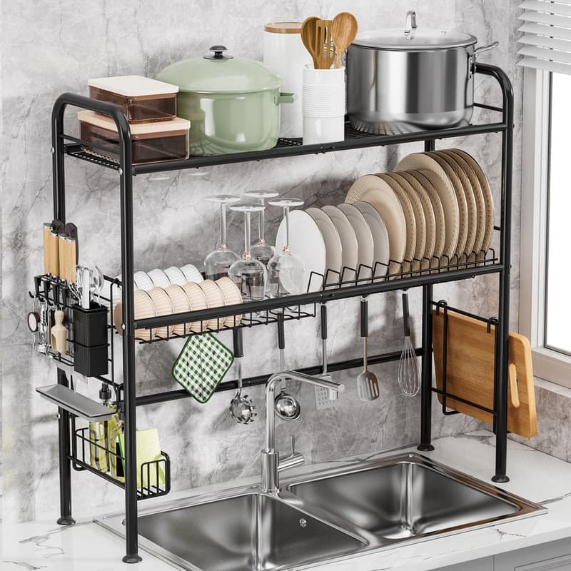 Dish Drying Rack Over Sink Window Dish Drying Rack Bottom Drain