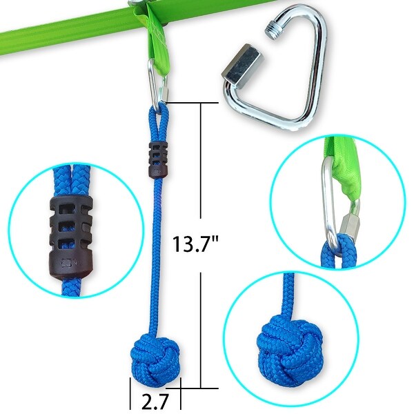 福袋特集 2024 50ft Ninja Slackline Jungle Swing Gym Ninja Warrior Obstacle コレクション