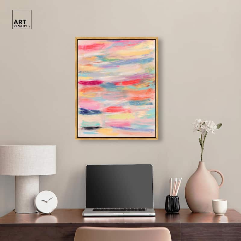 Color Play III Canvas by Art Remedy