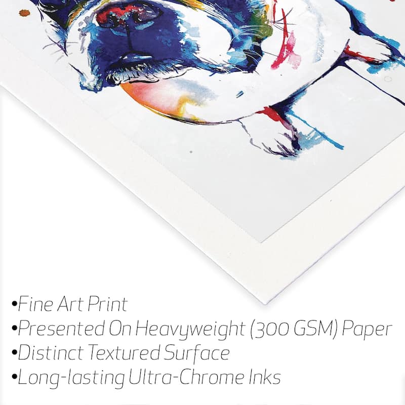 Frenchie II Fine Art Paper Print by Weekday Best - Multi - 32x24